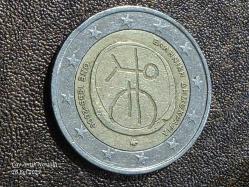 YUNANİSTAN 2009 2 EURO AVRUPA BİRLİĞİNİN 10.YILI ÇÖP ADAM NADİR