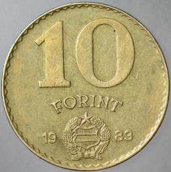 MACARİSTAN 10 FORİNT 1983.