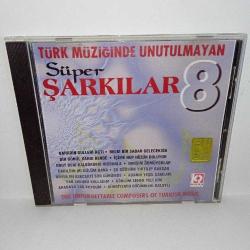 Cd Türk müziğinde unutulmayan süper şarkılar Vol.8 Orijinal. 1998 Sarı bandrollü dönem baskı. temiz koleksiyonluk