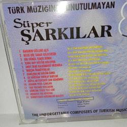 Cd Türk müziğinde unutulmayan süper şarkılar Vol.8 Orijinal. 1998 Sarı bandrollü dönem baskı. temiz koleksiyonluk