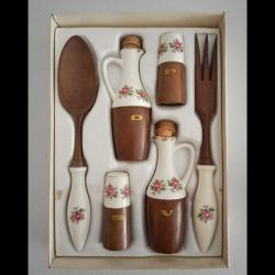 Vintage Porselen Hostess Salata Seti