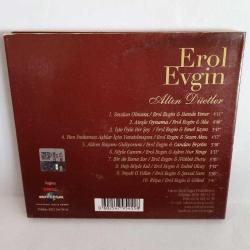Cd Erol Evgin Altın Düetler. Orijinal. Dinlemeyi etkilemeyen çizikler var. Sorunsuz çalışıyor.  Sezen Aksu Nükhet Duru Candan Erçetin Göksel Zuhal Olcay Şevval sam Emel sayın Sıla Hande Yener Aşkın Nur Yengi