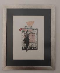 Hayati Misman – Gravür, 1999, “Balerin ve Keman”