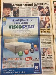 HÜRRİYET GAZETESİ DOĞUM GÜNÜ HEDİYESİ - 7 ŞUBAT 2009 -TAM TAKIM 42 SAYFADIR -Şener Eruygur-Murat Bardakçı-Kemal Kılıçdaroğlu-Ekrem Tosun-Recep Tayyip Erdoğan-Bahattin Şeker-Ertuğrul Özkök-Oktay Ekşi-Denizli-Delgado-Fatih Terim-Ümit Karan-Semih Şentürk-Alex-Baros-Skibbe-Hülya Avşar-Ezel Akay-Mujde Ar-Aysel Gürel-Ali Dağlar-Avni Özgürel-Mümtaz Soysal- Tolon Paşa’ya tahliye-Edirne’deki kilisenin onarımına ABD daveti-İtalya güzeli podyumda-Tosun polemiği-Mal varlığı polemiği-Ruanda soykırım mahkemesine Türk yargıç atandı-Sesi neşeli geliyordu-Terim Fildişi maçına 8 lejyoner çağırdı-O bir sihirbaz-Milli Takım’dan olacağım-Yokluktan Güven çıktı-Revirden çıkan formayı alacak-Amiral herkesi buluşturdu-Müjde Ar’a ikinci ret-Aysel Gürel Beşiktaş Pazarı’nda anılıyor-New York’ta Türk rüzgarı-İçimde bir gay gizli-16 bin sokak hayvanı çiple takip ediliyor-Beyin inanmaya programlı mı-Mütercimler’e intihal cezası