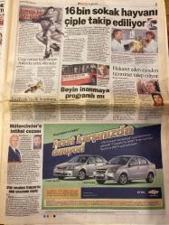 HÜRRİYET GAZETESİ DOĞUM GÜNÜ HEDİYESİ - 7 ŞUBAT 2009 -TAM TAKIM 42 SAYFADIR -Şener Eruygur-Murat Bardakçı-Kemal Kılıçdaroğlu-Ekrem Tosun-Recep Tayyip Erdoğan-Bahattin Şeker-Ertuğrul Özkök-Oktay Ekşi-Denizli-Delgado-Fatih Terim-Ümit Karan-Semih Şentürk-Alex-Baros-Skibbe-Hülya Avşar-Ezel Akay-Mujde Ar-Aysel Gürel-Ali Dağlar-Avni Özgürel-Mümtaz Soysal- Tolon Paşa’ya tahliye-Edirne’deki kilisenin onarımına ABD daveti-İtalya güzeli podyumda-Tosun polemiği-Mal varlığı polemiği-Ruanda soykırım mahkemesine Türk yargıç atandı-Sesi neşeli geliyordu-Terim Fildişi maçına 8 lejyoner çağırdı-O bir sihirbaz-Milli Takım’dan olacağım-Yokluktan Güven çıktı-Revirden çıkan formayı alacak-Amiral herkesi buluşturdu-Müjde Ar’a ikinci ret-Aysel Gürel Beşiktaş Pazarı’nda anılıyor-New York’ta Türk rüzgarı-İçimde bir gay gizli-16 bin sokak hayvanı çiple takip ediliyor-Beyin inanmaya programlı mı-Mütercimler’e intihal cezası