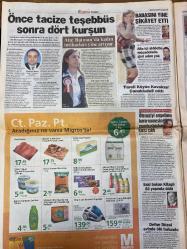 HÜRRİYET GAZETESİ DOĞUM GÜNÜ HEDİYESİ - 7 ŞUBAT 2009 -TAM TAKIM 42 SAYFADIR -Şener Eruygur-Murat Bardakçı-Kemal Kılıçdaroğlu-Ekrem Tosun-Recep Tayyip Erdoğan-Bahattin Şeker-Ertuğrul Özkök-Oktay Ekşi-Denizli-Delgado-Fatih Terim-Ümit Karan-Semih Şentürk-Alex-Baros-Skibbe-Hülya Avşar-Ezel Akay-Mujde Ar-Aysel Gürel-Ali Dağlar-Avni Özgürel-Mümtaz Soysal- Tolon Paşa’ya tahliye-Edirne’deki kilisenin onarımına ABD daveti-İtalya güzeli podyumda-Tosun polemiği-Mal varlığı polemiği-Ruanda soykırım mahkemesine Türk yargıç atandı-Sesi neşeli geliyordu-Terim Fildişi maçına 8 lejyoner çağırdı-O bir sihirbaz-Milli Takım’dan olacağım-Yokluktan Güven çıktı-Revirden çıkan formayı alacak-Amiral herkesi buluşturdu-Müjde Ar’a ikinci ret-Aysel Gürel Beşiktaş Pazarı’nda anılıyor-New York’ta Türk rüzgarı-İçimde bir gay gizli-16 bin sokak hayvanı çiple takip ediliyor-Beyin inanmaya programlı mı-Mütercimler’e intihal cezası