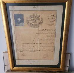 OSM. ZABITAN DİPLOMASI. KOLEKSİYONLUK. NADİR.