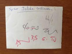 TRT'NİN İLK HABER SPİKERLERİNDEN ve YAZAR JÜLİDE GÜLİZAR'IN TELEVİZYON EKRANINDAN ÇEKİLMİŞ AJANS BASIMI FOTOĞRAFI  - 12 x 9 cm EBADINDA -