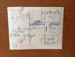 TRT'NİN İLK HABER SPİKERLERİNDEN ve YAZAR JÜLİDE GÜLİZAR'IN TELEVİZYON EKRANINDAN ÇEKİLMİŞ AJANS BASIMI FOTOĞRAFI  - 12 x 9 cm EBADINDA -