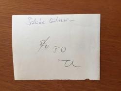 TRT'NİN İLK HABER SPİKERLERİNDEN ve YAZAR JÜLİDE GÜLİZAR'IN TELEVİZYON EKRANINDAN ÇEKİLMİŞ AJANS BASIMI FOTOĞRAFI  - 12 x 9 cm EBADINDA -