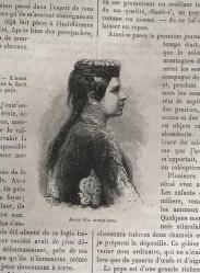 KARAÇUKUR (GÜMÜŞHANE YAKINLARI) VE ERMENİ KIZI GRAVÜRÜ (İKİ ADET) 1886 TARİHLİ LE TOUR DU MONDE DERGİSİNDEN ÇIKMA ORİJİNAL R1A