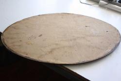 AHŞAP ÜZERİNE YAĞLI BOYA TABLO BÖYLESİ TÜRKİYEDE 1 TANE DAHA YOK YOK SANATÇI İMZALI 46 YILINA AİT (CD ODA