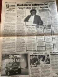 HÜRRİYET GAZETESİ DOĞUM GÜNÜ HEDİYESİ - 29 MAYIS 1999 -TAM TAKIM 48 SAYFADIR -Devlet Bahçeli-Bülent Ecevit-Hüsamettin Özkan-Sadık Sami Onar-Hikmet Sami Türk-Namık Kemal Zeybek-Metin Bostancıoğlu-Sümer Oral-Kenan Tanrıkulu-Feyzi Aytekin-Ertuğrul Yalçınbayır-Oktay Ekşi-Orhan Yılmazkaya-Katli İzzet Yılmaz-Vedat Okyar-Hakan Şükür-Bülent Uygun-Savaş-Nihat-Mehmet-İlhan Söyler-Fatih Akyel-Rüştü-Volkan-Tuncay Özilhan-Naumoski-Murat-Savçi-Sophia Loren  9 Prof’lu kabine-Yılmaz tercihi Baba’ya bıraktı-Kamuda türbana izin yok-Bir Türk Almanya’da yanlış profesör öldürdü-Devlet Bahçeli arsa zengini-Eurovision’da Türk gecesi-Beşiktaş ter attı-Fener-Erzurum-G.Saray benim evim-Cimbom kördüğüm-Fener Rıdvan’la-Efes’te operasyon-Rize finalist-Yüzyılın en seksi kadını Sophia Loren-Kocamı döverim söverim bağırırım-Enis Berberoğlu-Hayri Çetin Kaya-Demirel-Haldun Sevel-Erdal Güven-Ahmet Şimşek-Mustafa Yavanoglu-Nasreddin Hoca  Bankaların patronundan kayıt dışı döviz isyanı-Rakamlarla bankacılık sektörü-Ev sah