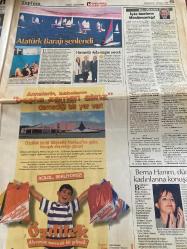 HÜRRİYET GAZETESİ DOĞUM GÜNÜ HEDİYESİ - 10 EKİM 1998 -TAM TAKIM 48 SAYFADIR -Cem Bakioğlu-Hafız Esad-Muharrem Sarıkaya-Harouti Demirtaş-Oktay Ekşi-Ertuğrul Özkök-Serpil Yeşilyurt-Mustafa Doğan-Berkant-Emre-Ribbeck-Tanju Yavuz-Gürcan Bilgiç-Yavuz Gökmen-Oktay-Kürşat-Şeref Görkey-Melahat Gürkan-Süreyya Ağaoğlu-Türkan Akyol-Filiz Dinçmen-Füruzan İkinciogulları-Ferdane Bozdoğan Erberk-Keriman Halis-Rukiye Ruşen Kararı-Feriha Sanerk-Suat Berk-Asaf Gönül Öymen-Sami Demir-Misgaret Çallıoğlu-Güzide Amark-Berlan Zeki Üngör-Mevlüt Kulak-Semra Dinçer-Güler Karakülah-Lale Orta-Gül Esin-Semih Berksoy-Samiye Morkaya-Halide Ural Türkönen-Sabiha Gökçen-Betül Diker-Fazlı Sevket Giz-Emel Gazimihal-Tüzünkan Koşariglu-Feriha Tevfik-Adile Ayda-Dervişe Koç-Ülkü Sema Toksöz-Neriman Nefçi-Firdevis Menteşe-Münevver Göze-Sabiha Ecebilge-Orhan Yılmazkaya  Suriye’de panik-Üzerlerine gitmeyin Apo’yu gönderecekler-Türkiye için kriz riski yok-Canavar seri katil-Ümitler bir harika-Ribbeck’in taktiği sır-Haydi tarih y