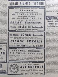 Cumhuriyet Gazetesi - 7 Mart 1944 - sürüp giden yersiz münakaşa yazan Yunus Nadi Abalıoğlu Başmakale - İngiliz gazetelerinin silah verme işinde yeni neşriyatı - meclis dün açıldı - Millet Meclisi toplantı halinde fotoğraf - Toprak ofisi namına 15 bin liralık bir yolsuzluk - Filistin meselesi Amerika'da hasıraltı edildi - hariciye vekili Numan Menemencioğlu dün İstanbul gazetecileri ile konuştu - Almanya üzerinde dünkü Hava meydan Muharebesi - Trabzon şilepi bir haftaya kadar geliyor - Kızılordu Rumen hududuna 18 Km. mesafeye geldi - yeni Sovyet taarruzuna hedef olan sahayı gösterir harita - Cemal Nadir Karikatür - Amerika Genelkurmay Başkanı general Marshall - güreşen insanlar ve güneşten develer Yazan İsmail Habip Sevük - Vali Lütfi Kırdar Ankara'ya gitti - çılgın sevgili filmi Sümer sinemasında - lokantalarda karne mukabilinde ekmek verilecek - zelzele felaketzedeleri menfaatine Sanayi sinemasında ve Taksim belediye gazinosunda etkinlik - uğraşmak istemiyoruz yazan Burhan Felek