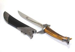 Dekoratif Kutulu Tekli Metal Kama