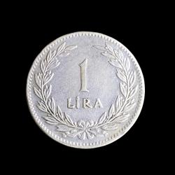 1948 1 lira KM#883 ÇA/AU-58