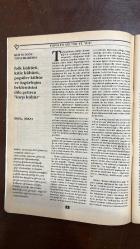 VARLIK EDİBİYAT VE SANAT DERGİSİ - SAYI:  1012 TARİH: OCAK 1992  YAŞAR NABI NAYIR - ÜNSAL OSKAY - AHMET OKTAY - HULKI AKTUNÇ - ALI AKAY - SAMİYE YALTIRIM - SALÂH BİRSEL - SULHİ DÖLEK - CEMAL SÜREYA - MAZHAR CANDAN - ZAHİR GÜVEMLİ - FİGEN ERGİN - ZÜLFÜ LİVANELİ - AHMET HAŞİM - SAMİ KARAÖREN - ÜLKÜ AYVAZ - FERİDUN ANDAÇ - HÜSEYİN HAYDAR - YALVAÇ URAL - REFİK DURBAŞ - OKAY GÖNENSİN - AZİZ ÇALIŞLAR - ONAT KUTLAR - NEŞE CEHİZ - ATİLLA ŞENKON - MUSTAFA ASLAN - FÜSUN AKATLI - ÇETİN ALTAN - CEVAT ÇAPAN - VEDAT GÜNYOL - DOĞAN HIZLAN - FAHİR İZ - ARSLAN KAYNARDAĞ - HİLMİ YAVUZ - TAHSİN YÜCEL - CEVDET KUDRET - FETHİ NACİ - BAHRIYE ÜÇOK - GÜNER  POPÜLER KÜLTÜR VE BİZ - NAZIM HİKMET 90 YAŞINDA - KENDİNİ ANIMSA EY AKIL - TRUVA KATIRI - HAFTADA BİR CEMAL SÜREYA - ZAHİR GÜVEMLİ’NİN AĞAÇLARI - AKADEMİ KİTABEVİ ÖDÜLLERİ - KÜLTÜR VE EDEBİYAT ÖDÜLLERİ - SEDAT SİMAVİ VAKFI EDEBİYAT ÖDÜLÜ - BAHRİYE ÜÇOK İNCELEME VE ARAŞTIRMA ÖDÜLÜ  TRUVA KATIRI HİKAYESİ YAZAN : SULHİ DÖLEK  ZAHİR GÜVEMLİ’NİN  - 64 SAYFA