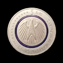 Almanya 5 Euro, Dünya Gezegeni (Planet Earth) - 2016D KM#348 ÇİL/MS-66