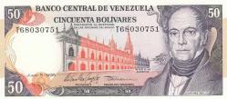 Venezuela 50 Bolivars 1995 Çil