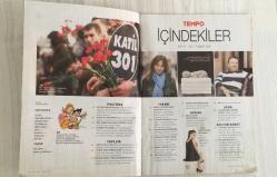 TEMPO – SAYI 1054 – 14 ŞUBAT 2008 – 114 SAYFA – AKP İKTİDARININ ÖZGÜRLÜK BALONU: TÜRBAN MERKEZLİ SINIRLI HAK ANLAYIŞI – DEVLETİN KANINI EMEN PROJELER: DPT STOKUNDAKİ 4500 YATIRIM BEKLİYOR – SAĞLIKLI UYKU İÇİN YATAK SIRLARI: HAVA NEMLENDİRİCİLER, KİŞİYE ÖZEL YATAKLAR – ORGANİK ÜRÜNLERDE ALDATMACA: GERÇEKTEN ORGANİK Mİ? – 301. MADDE, AB MÜZAKERELERİ, ALEVİ AÇILIMI UNUTULDU – DİYARBAKIR SENARYOLARI: DTP KAYBEDERSE NE OLUR? – DİNDAR NESİN TÜRBANA KARŞI: ATEŞ NESİN’DEN AÇIKLAMALAR – YASEMİN ÇONGAR’LA KANDİL RÖPORTAJI – ELİF ŞAFAK VE MURAT UYURKULAK’TAN YENİ ÇAĞIN İNSANLARI – GANI MÜJDE’DEN “USLANMAZ MUHALİF” SETLER – HAZAL KAYA’DAN “GENCO”DA MAVİŞ YENGE ROLÜ – KÜRESEL MONOPOLY: İSTANBUL EMLAK HARİTASINDA – CNN TÜRK EKİBİ ÖDÜLE DOYMUYOR – OSMANLI METROSEKSUELLERİ: ALİ AKMAN’IN KOLEKSİYONU ÇİN’E DAVETLİ – “ALAYINA İSYAN, ÖLÜMÜNE GÖZTEPE” – IF İSTANBUL BAŞLIYOR: 70 FİLM – AMY WINEHOUSE GRAMMY’DE 5 ÖDÜL – “KANLI USTURALAR BAHÇESİ”: TIM BURTON’DAN BROADWAY UYARLAMASI  - RECEP TAYYİP ERDOĞAN –