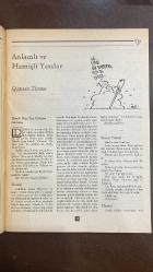 VARLIK EDİBİYAT VE SANAT DERGİSİ - SAYI: 1104 - EYLÜL 1999 - YAŞAR NABI NAYIR - EKİN NAYIR - FİLİZ NAYIR DENİZTEKİN - ENVER ERCAN - SULHİ DÖLEK - KARİN KARAKAŞLI - SİNA AKYOL - ESAT KORKMAZ - BAHRİYE ÇERİ - KRISHAN KUMAR - ALTAY ÖKTEM - HAYDAR ERGÜLEN - YUSUF ÇOTUKSÖKEN - FÜSUN AKATLI - ÖZDEMİR İNCE - ÖZKAN MERT - İLHAN MİMAROĞLU - MUSTAFA ZİYALAN - GÜRHAN TÜMER - TARIK GÜNERSER - KONUR ERTOP - İLHAN BÜYÜKCEBECİ - NECATİ GÜNGÖR - MURAT BATMANKAYA - GÜLSEN TEKİN - ADİL İZCİ - AYŞEM ECE ARAR - MUSTAFA KÖZ - GÜNGÖR TEKÇE - MÜJDE BİLİR - SEMİH POROY - KAMİL MASARACI - TAN ORAL  ÜÇ TARİH ROMANINDA OSMANLI'YA ÜÇ BAKIŞ - NIRVANA'DAN ENEL HAKK'A - ÖLMEDEN EVVEL ÖLMEK - EV-MERKEZLİ TOPLUMA DOĞRU - HER PAZARTESİ - UNDERGROUND ALBÜMLER - BAŞKA DİLLERİN ŞARKISI - YOLUM UZUN YOLUM BENDEN İBARET - POSTMODERN DURUM - DEPREM SONRASI EDEBİYAT - YAZARLIK VE TİCARİLEŞME - EDEBİYATTA BİREYSELLİK - YAZARLIKTA ÖZGÜNLÜK - EDEBİYATTA TÜKETİM KÜLTÜRÜ - SANATTA ESTETİK DEĞER - YAZARIN YERİ - EDEBİYA  - 64 SAYFA
