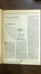 VARLIK EDİBİYAT VE SANAT DERGİSİ - SAYI: 1104 - EYLÜL 1999 - YAŞAR NABI NAYIR - EKİN NAYIR - FİLİZ NAYIR DENİZTEKİN - ENVER ERCAN - SULHİ DÖLEK - KARİN KARAKAŞLI - SİNA AKYOL - ESAT KORKMAZ - BAHRİYE ÇERİ - KRISHAN KUMAR - ALTAY ÖKTEM - HAYDAR ERGÜLEN - YUSUF ÇOTUKSÖKEN - FÜSUN AKATLI - ÖZDEMİR İNCE - ÖZKAN MERT - İLHAN MİMAROĞLU - MUSTAFA ZİYALAN - GÜRHAN TÜMER - TARIK GÜNERSER - KONUR ERTOP - İLHAN BÜYÜKCEBECİ - NECATİ GÜNGÖR - MURAT BATMANKAYA - GÜLSEN TEKİN - ADİL İZCİ - AYŞEM ECE ARAR - MUSTAFA KÖZ - GÜNGÖR TEKÇE - MÜJDE BİLİR - SEMİH POROY - KAMİL MASARACI - TAN ORAL  ÜÇ TARİH ROMANINDA OSMANLI'YA ÜÇ BAKIŞ - NIRVANA'DAN ENEL HAKK'A - ÖLMEDEN EVVEL ÖLMEK - EV-MERKEZLİ TOPLUMA DOĞRU - HER PAZARTESİ - UNDERGROUND ALBÜMLER - BAŞKA DİLLERİN ŞARKISI - YOLUM UZUN YOLUM BENDEN İBARET - POSTMODERN DURUM - DEPREM SONRASI EDEBİYAT - YAZARLIK VE TİCARİLEŞME - EDEBİYATTA BİREYSELLİK - YAZARLIKTA ÖZGÜNLÜK - EDEBİYATTA TÜKETİM KÜLTÜRÜ - SANATTA ESTETİK DEĞER - YAZARIN YERİ - EDEBİYA  - 64 SAYFA