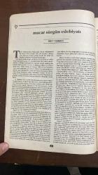 VARLIK EDİBİYAT VE SANAT DERGİSİ - SAYI: 1039 - NİSAN 1994 - YAŞAR NABI NAYIR – EDIT TASNADI – KELEMEN MIKES – II. FERENC RÁKÓCZI – LAJOS KOSSUTH – MACAR OSMAN PAŞA – NİGÂR HANIM – BÉLA BALÁZS – GYÖRGY LUKÁCS – LAJOS BARTA – BARON LAJOS HATVANY – ANDOR GÁBOR – SAROLTA LÁNYI – JÓZSEF RÉVAI – THOMAS MANN  SÜRGÜNLÜK VE EDEBİYAT – MACAR SÜRGÜN EDEBİYATI – TÜRKİYE MEKTUPLARI – TEKİRDAĞ’DA SÜRGÜN – MACAR-TÜRK KÜLTÜREL İLİŞKİLERİ – SÜRGÜNDE YAZMA EYLEMİ – EDEBİYATTA MUHABİRLİK – SÜRGÜNÜN MİZAHI – MACAR DİLİNE KATKILAR – MACAR EDEBİYATINDA MEKTUP TÜRÜ – MACAR YAZARLARININ GÖÇ SERÜVENİ – POLİTİK SÜRGÜNLER – MACARİSTAN’IN TARİHİ KIRILMALARI – MACAR EDEBİYATINDA SİNEMA VE FELSEFE – SÜRGÜNDE YAZARLIK – MACAR EDEBİYAT DERGİSİ NYUGAT – RÁKÓCZI ÖZGÜRLÜK SAVAŞI – TRIANON ANLAŞMASI – MACARİSTAN’DA AZINLIK HAYATI – MACAR KOMÜNİST SANATÇILAR – MACARİSTAN’DAN MOSKOVA’YA GÖÇ  MACAR SÜRGÜN EDEBİYATI DOSYASI YAZAN : EDIT TASNADI- YAŞAR NABI NAYIR – MEHMET H. DOĞAN – NÂZIM HİKMET – MAX BROD – KAFK  - 64 SAYFA