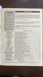 VARLIK EDİBİYAT VE SANAT DERGİSİ - SAYI: 1039 - NİSAN 1994 - YAŞAR NABI NAYIR – EDIT TASNADI – KELEMEN MIKES – II. FERENC RÁKÓCZI – LAJOS KOSSUTH – MACAR OSMAN PAŞA – NİGÂR HANIM – BÉLA BALÁZS – GYÖRGY LUKÁCS – LAJOS BARTA – BARON LAJOS HATVANY – ANDOR GÁBOR – SAROLTA LÁNYI – JÓZSEF RÉVAI – THOMAS MANN  SÜRGÜNLÜK VE EDEBİYAT – MACAR SÜRGÜN EDEBİYATI – TÜRKİYE MEKTUPLARI – TEKİRDAĞ’DA SÜRGÜN – MACAR-TÜRK KÜLTÜREL İLİŞKİLERİ – SÜRGÜNDE YAZMA EYLEMİ – EDEBİYATTA MUHABİRLİK – SÜRGÜNÜN MİZAHI – MACAR DİLİNE KATKILAR – MACAR EDEBİYATINDA MEKTUP TÜRÜ – MACAR YAZARLARININ GÖÇ SERÜVENİ – POLİTİK SÜRGÜNLER – MACARİSTAN’IN TARİHİ KIRILMALARI – MACAR EDEBİYATINDA SİNEMA VE FELSEFE – SÜRGÜNDE YAZARLIK – MACAR EDEBİYAT DERGİSİ NYUGAT – RÁKÓCZI ÖZGÜRLÜK SAVAŞI – TRIANON ANLAŞMASI – MACARİSTAN’DA AZINLIK HAYATI – MACAR KOMÜNİST SANATÇILAR – MACARİSTAN’DAN MOSKOVA’YA GÖÇ  MACAR SÜRGÜN EDEBİYATI DOSYASI YAZAN : EDIT TASNADI- YAŞAR NABI NAYIR – MEHMET H. DOĞAN – NÂZIM HİKMET – MAX BROD – KAFK  - 64 SAYFA