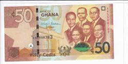 Gana ( Ghana ) 50 Cedis 2016 Çil