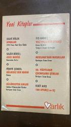 VARLIK EDİBİYAT VE SANAT DERGİSİ - SAYI: 1045 - EKİM 1994 - YAŞAR NABI NAYIR - SULHİ DÖLEK - SALAH BİRSEL - PİRAYE ŞENGEL - ENVER ERCAN - IVO ANDRIC - ZEYYAT SELİMOĞLU - FERİT AVCI - EKİN NAYIR SAĞIROĞLU - FİLİZ NAYIR DENİZTEKİN - ÜNSAL OSKAY - HASAN BÜLENT KAHRAMAN - OKTAY TAFTALI - PHILIP SCHLESINGER - TIMOTHY GARTON ASH - TOMRİS UYAR - FÜSUN AKATLI - CENGİZ BEKTAŞ - TARIK DURSUN K. - GÜVEN TURAN - İLHAN MİMAROĞLU - SİNA AKYOL - HAYDAR ERGÜLEN - SELİM İLERİ - ECE AYHAN - DİLEK DOLTAŞ - LEYLA ERBİL - ERENDİZ ATASÜ - NAZLI ERAY - OSMAN HAKAN A. - NEŞE CEHİZ - MUAMMER KARADAŞ - KEMAL ÖZER - SÜREYYA EVREN - HİDAYET KARAKUŞ - VEDAT GÜNYOL - AHMET CEMAL - NEDİM GÜRSEL - SALMAN RÜŞDÜ - ARNE RUTH - MIROSLAV HOLUB - YUSUF ÇOTUKSÖKEN - TURGAY KANTÜRK - ÖZDEMİR İNCE - HÜSEYİN YURTTAŞ - METİN CENGİZ - DÜNYA KÜRESELLEŞİRKEN TÜRKİYE VE KİMLİĞİ - AYNALAR - GECE MAVİSİ - GÖLGESİZ BİR KADIN - GÜLÜMSEYEN ANLAR - VELİ PAŞA'NIN OYNAŞI - MEVLANA'DAN MASALLAR - 20. YÜZYILDAN ÇOCUKLARA ŞİİRLER  - 64 SAYFA