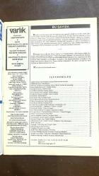 VARLIK EDİBİYAT VE SANAT DERGİSİ - SAYI: 1037 - ŞUBAT 1994 -YAŞAR NABI NAYIR - CEYHAN MUMCU - GÜLENAY AKŞAR - KAMRAN USLUER - ŞABAP SAYILGAN - MÜGE GÜRMAN - LEVENT ŞENBAŞ - YILDIRAY ŞABİNLER - YAŞAR SEYMAN - ADEM ATAR - ALİ NEYZİ - YÜCEL ERTEN - GÜL EMRE - AGÂH ÖZGÜÇ - ÖZDEMİR ALTAN - OSMAN DİNÇ - HAMİYET ÇOLAKOĞLU - SÜLEYMAN SAİM TEKCAN - GÜVEN İNİOĞLU - FÜSUN AKATLI - CAN YÜCEL - CEVAT ÇAPAN - AHMET OKTAY - TUĞRUL TANYOL - YILDIRIM TÜRKER - ALİ ASKER BARUT - VÜS’AT O. BENER - OKTAY AKBAL - İSA ÇELİK - MEHMET BAYBAN - MÜRSEL ENGİN - METİN ALTIOK - UĞUR KAYNAR - BEHÇET AYSAN - FEDERICO GARCIA LORCA - AHMET ADA - ECE AYHAN - KAVAFİS - GÜL SEÇKİN - SADIK OĞUZ - BUĞRA SADIKOĞLU - FUAT HÜDAVERDİ - ENGİN SEÇKİN - MEHMET KISMET - ERMAN KOPARAN - SALİM AKTUĞ - TURHAN SELÇUK - ABİDİN DİNO - HÜSEYİN YÜCE - İSMET BİRSEL - ORUÇ ARUOBA - BETÜL ÇOTUKSÖKEN - ÖNAY SÖZER - HİLMİ YAVUZ - ARSLAN KAYNARDAĞ - SİNA AKYOL - CENGİZ BEKTAŞ - TOMRİS UYAR - VEDAT GÜNYOL - AHMET CEMAL - SALAH BİRSEL   - 64 SAYFA
