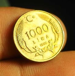 1995 TÜRKİYE 1000 LİRA