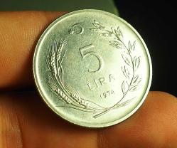 1974 TÜRKİYE 5 LİRA