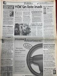 TAKVİM GAZETESİ DOĞUM GÜNÜ HEDİYESİ - 26 TEMMUZ 2000 -TAM TAKIM 16 SAYFADIR -Concorde-Balic-Hakan-Jardel-Oktay-Dürüst-Pope-Abdülkadir-Turgay Demir-Nouma-Stoilov-M.Yakın-Tayfun-Dimas-Abbas-Faruk Özçakın-Denizli-Gökhan-Tufan-Mehmet Ayaz-Mustafa Doğan-Ömer-Uche-Preko-Agassi-Michael Johnson-Serkan-İsmail Uygur-Taffarel  113 ölü-Concorde faciası-Sesten hızlı giden uçak düştü-Kartal bu kez kararlı-Şampiyonluk için geliyorum-Hakan cuma günü imzalıyor-20 milyarı geri ver-Jardel’den suçlama-Abdülkadir’den “sol” garantisi-Silahımız sabır-Stoilovlu Levski çok iddialı geldi-Fener pusuya yattı-Biyonik Mirkoviç-Üç genç yolcu-Terminötör Ömer-Yıllanmış şarap Uche-Kral dönüyor-Yine pres futbolu-Kaderi Münih’te belli olacak-Takımın ödülü 1 günlük izin-Çapkın-Birgi eşit şanstalar