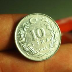 1985 TÜRKİYE 10 LİRA