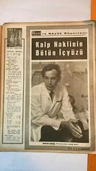 HAYAT HAFTALIK HABER MECMUA, DERGİSİ - 18 OCAK 1968 - SAYI: 4 - SIRA NO: 589 - DR. BARNARD - KAPAK: LALE BELKIS - BULBEN KURTER - SÜLEYMAN DEMİREL - AHMET TOPALOĞLU - PAPADOPOULOS - MAKARIOS - MUHAMMET ALİ - SUAVI SONAR - BÜTÜN YÖNLERİYLE OLGUNLAŞMA ENSTİTÜSÜ - KALP DEĞİŞTİREN ELLERİN SAHİBİ DR. BARNARD - KALP NAKLİNİN BÜTÜN İÇYÜZÜ - LALE BELKİS BÜYÜK RÖPORTAJI - BAŞBAKAN KOMANDOLAR ARASINDA - TÜRK SUBAYLARI ALIŞVERİŞTE - YUNAN ASKERLERİ ADADAN AYRILIYOR - İSLÂMİYETTEN VAZGEÇMEM - GÖK BOŞLUĞUNDA BİR ONLAR VAR -  TAM TAKIM 48 SAYFA