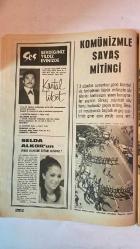 HAYAT HAFTALIK HABER MECMUA, DERGİSİ - ORTA SAYFA POSTER : KIRMIZI DAMLAR (Louvre Müzesi - Paris) PISSARRO - 8 AĞUSTOS 1968 - SAYI: 33 - SIRA NO: 618 - KAPAK: TWIGGY - DUBCEK – BREJNEV – LEYLA ATAKAN – HASAN ATAKAN – EMEL ATAKAN – YENER SUSOY -  FIKRET YÜZATLI – NIHAL YÜZATLI – TULGA YÜZATLI – TUNÇDAL YÜZATLI – İSMET PAŞA – ATATÜRK – İNÖNÜ – FAHRETTİN ALTAY – KAZIM ÖZALP – NECATI BILGIÇ – KARTAL TIBET – BEYHAN DEMIRALP - TWIGGY Mİ MARILYN MONROE MU - MOSKOVA’YA MEYDAN OKUYAN ADAM DUBCEK - 67 İLİN TEK KADIN BELEDİYE BAŞKANI İLE KONUŞTU - KADIN BELEDİYE BAŞKANI LEYLA ATAKAN - JAPON YAZISINI ÖĞRENMEK ZORDUR - FIKRET YÜZATLI ATLARINA VEDA ETTİ - MÜCADELE GÜNLERİNDE FIKRET YÜZATLI - SES YILDIZ EVİNİZDE - KARTAL TIBET ZİYARETTE   -  TAM TAKIM 48 SAYFA