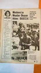 HAYAT HAFTALIK HABER MECMUA, DERGİSİ - ORTA SAYFA POSTER : KIRMIZI DAMLAR (Louvre Müzesi - Paris) PISSARRO - 8 AĞUSTOS 1968 - SAYI: 33 - SIRA NO: 618 - KAPAK: TWIGGY - DUBCEK – BREJNEV – LEYLA ATAKAN – HASAN ATAKAN – EMEL ATAKAN – YENER SUSOY -  FIKRET YÜZATLI – NIHAL YÜZATLI – TULGA YÜZATLI – TUNÇDAL YÜZATLI – İSMET PAŞA – ATATÜRK – İNÖNÜ – FAHRETTİN ALTAY – KAZIM ÖZALP – NECATI BILGIÇ – KARTAL TIBET – BEYHAN DEMIRALP - TWIGGY Mİ MARILYN MONROE MU - MOSKOVA’YA MEYDAN OKUYAN ADAM DUBCEK - 67 İLİN TEK KADIN BELEDİYE BAŞKANI İLE KONUŞTU - KADIN BELEDİYE BAŞKANI LEYLA ATAKAN - JAPON YAZISINI ÖĞRENMEK ZORDUR - FIKRET YÜZATLI ATLARINA VEDA ETTİ - MÜCADELE GÜNLERİNDE FIKRET YÜZATLI - SES YILDIZ EVİNİZDE - KARTAL TIBET ZİYARETTE   -  TAM TAKIM 48 SAYFA