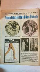 HAYAT HAFTALIK HABER MECMUA, DERGİSİ - ORTA SAYFA POSTER : ŞAFAKTA BALIKÇILAR CEVAT ERKUL - 31 EKİM 1968 - SAYI: 45 - SIRA NO: 630 - MUSTAFA KEMAL ATATÜRK - MEHMET A. KAYABAL - TAMER GÜVENÇ - SÜLEYMAN DEMİREL - FARUK SÜKAN - NİHAT KÜRŞAD - KASIM GÜLEK - NİLÜFER HANIM - BÜLENT FENEAUX - BÜLENT FENEAUX’UN EŞİ - BÜLENT ECEVİT - BÜLENT ECEVİT’İN YEĞENİ NUŞİN - SELÇUK GÜN - NEVİN PURA - NUMAN PURA - MUHİBE TUNCER - NEJAT BOREN - EMİN HEKİMGİL - MATE UĞUR - SUNA UĞUR - HALDUN DORMEN - ALTAN ERBULAK - GENERAL CHARLES DE GAULLE - BAYAN DE GAULLE - BAYAN DEMİREL - BAYAN ÇAĞLAYANGİL - BAYAN SUNAY - ZEYNEP AVŞAR - PINAR BAŞAR - ZEKİ MÜREN - PATTACOS - CORCİ PAPADOPOULOS - KRAL KONSTANTİN - GEN. ZOLTAKİS - CUMHURİYETİN 45. YILDÖNÜMÜ - CUMHURİYETİN BEKÇİLERİ - PEMBE MELEKLER’İN YENİ BAŞARISI - BELÇİKA ELÇİSİNE VEDA PARTİSİ - ÜÇ SERGİ: SELÇUK GÜN, PURA ÇİFTİ, MUHİBE TUNCER - SANATÇILAR ŞEREFİNE VERİLEN PARTİLER - HALDUN DORMEN’İN RENKLİ GALALARI - DE GAULLE’ÜN TÜRKİYE ZİYARETİ  -  TAM TAKIM 48 SAYFA
