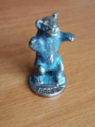 BERLİN AYISI PİRİNÇ DÖKÜM NADİR KOLEKSİYONLUK DEKORLUK..