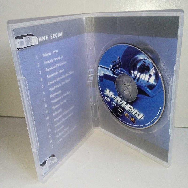 Dvd X-men. Türkçe dublaj çalışmasını etkilemeyen çizikler var
