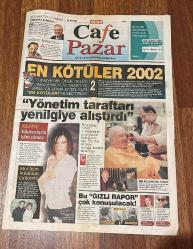 VATAN 29 ARALIK 2002 CAFE PAZAR EKİ - DİKKAT GAZETENİN KENDİSİ YOK SADECE EKİ AYRICA SAYFANIN EN ÜSTÜNDE TÜKENMEZ KALEMLE UFAK NOT VAR... HALİYLE... - GAZETE KARGOYA İKİYE KATLANMIŞ OLARAK VERİLECEKTİR AMA MUTLAKA KARTONLA KAPLAYACAĞIM BİLGİNİZE :)