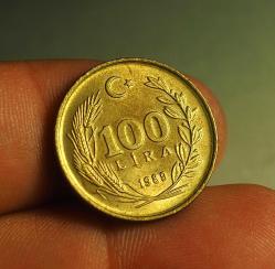 1989 TÜRKİYE 100 LİRA