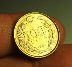 1990 TÜRKİYE 100 LİRA