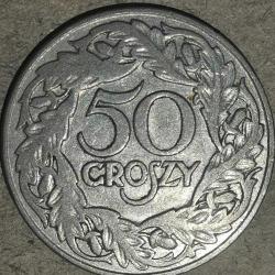 POLONYA 1923  50 GROSZY