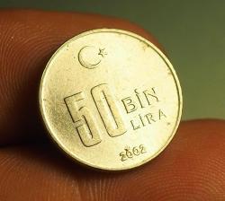 2002 TÜRKİYE 50.000 LİRA