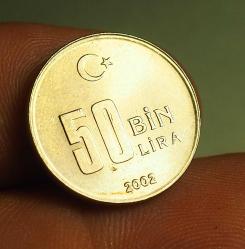 2002 TÜRKİYE 50.000 LİRA