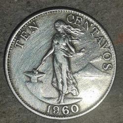 FİLİPİNLER 1960  10 CENTAVOS
