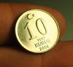 2008 TÜRKİYE 10 YENİ KURUŞ